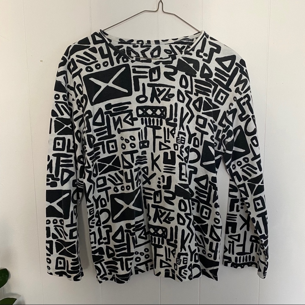 Handmade Graphic Print Shirt